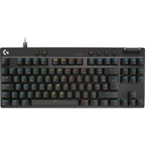 Logitech G PRO X TKL RAPID toetsenbord Gamen USB AZERTY Frans Zwart