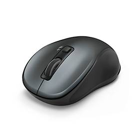 Hama Bluetooth muis  Canosa, voor links- en rechtshandigen, bereik tot 8 m, USB nano-ontvanger, 3 knoppen & scrollwiel, 800-1600 dpi, batterij, antraciet