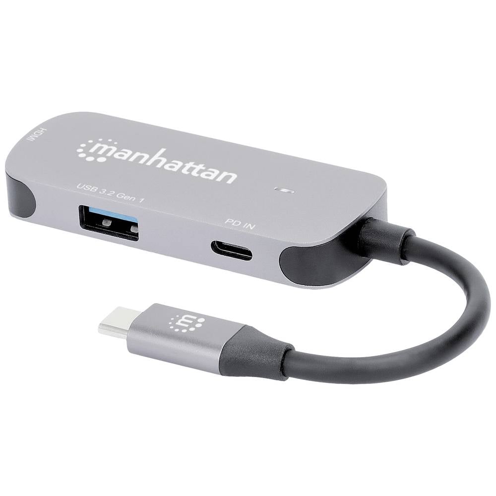 USB-C auf HDMI 3-in-1 Docking-Konverter USB-C dockingstation Geschikt voor merk (dockingstation): Universeel USB-C Power Delivery