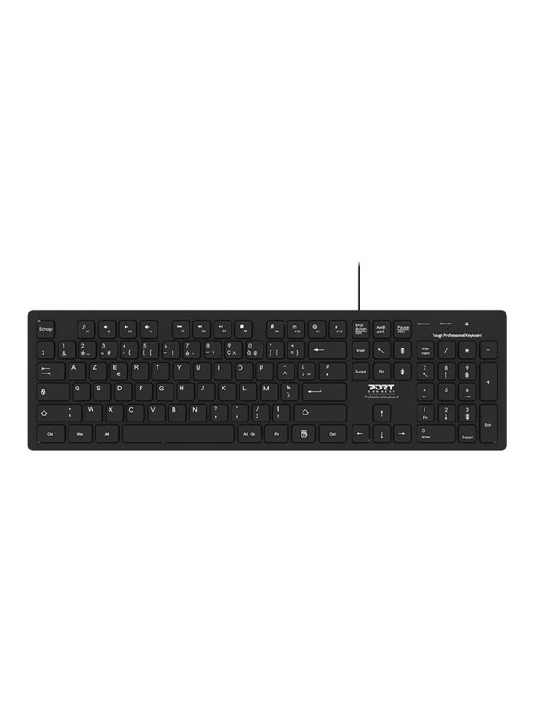 PORT DESIGNS PORT Connect TOUGH OFFICE - Toetsenbord - Engels - VS - Zwart