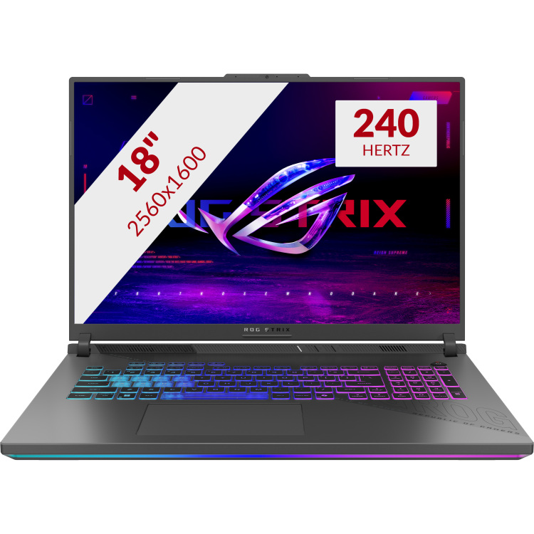 ASUS ROG Strix G18 G814FP-S9006W 18'' gaming laptop