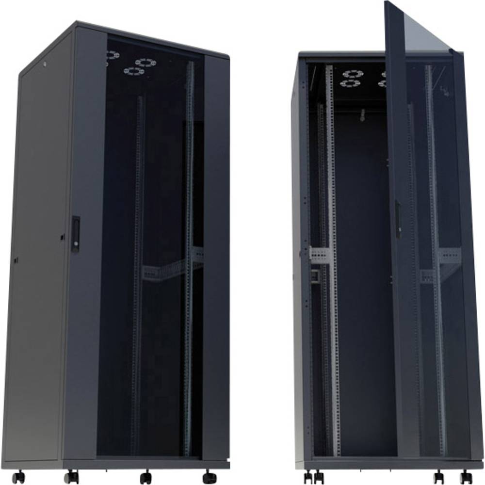 Intellinet 713061 19inch-patchkast (b x h x d) 600 x 778 x 600 mm 16 HE Zwart (RAL 9005)