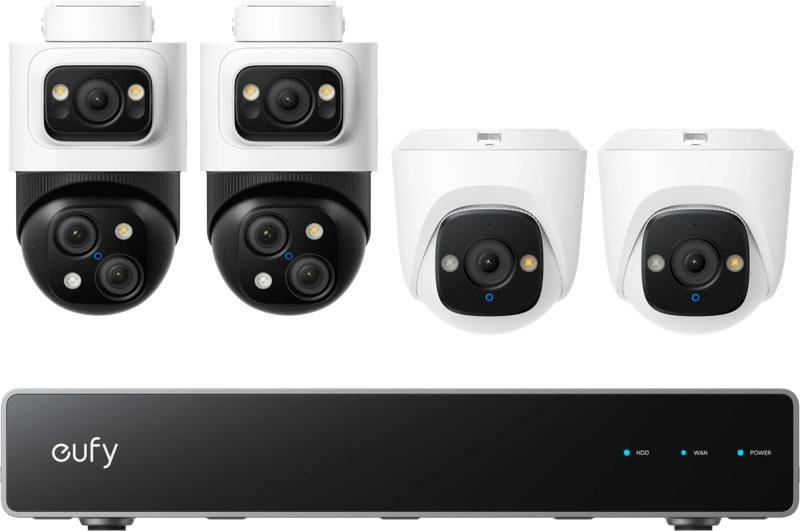 Eufy PoE Security System + NVR + S4 2-Pack + E41 2-Pack