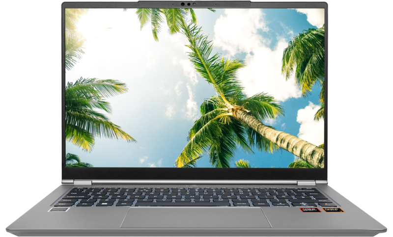Skikk GREEN 7 AMD - 14Aluminum AMD laptop met USB-C en Radeon videokaart AZERTY FR