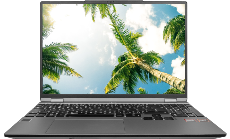Skikk GREEN 7 AMD - 15.3Aluminum AMD laptop met USB-C en Radeon videokaart AZERTY BE