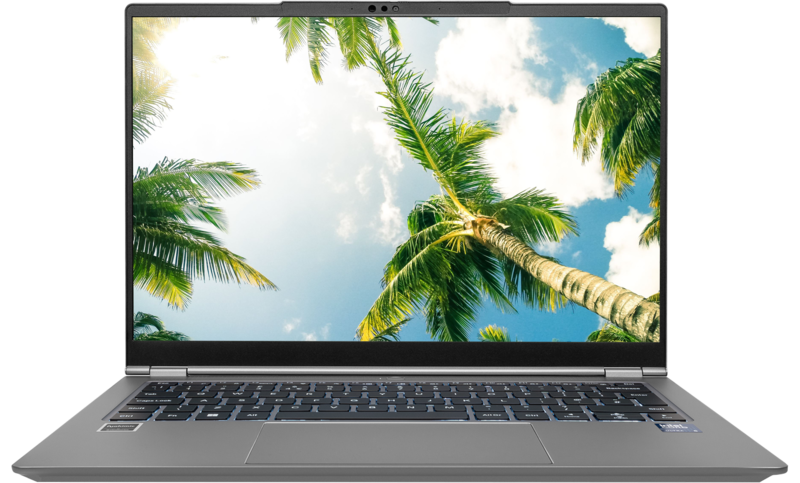 Skikk GREEN 7 PRO AMD - 14Aluminum AMD laptop met USB-C en Radeon videokaart AZERTY FR