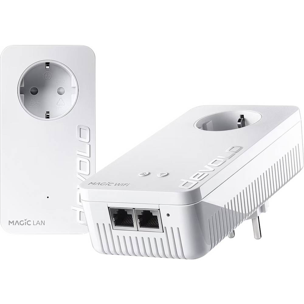 Devolo Magic 2 WiFi 6 next Powerline starterkit 07188 Powerline, WiFi 2400 MBit/s
