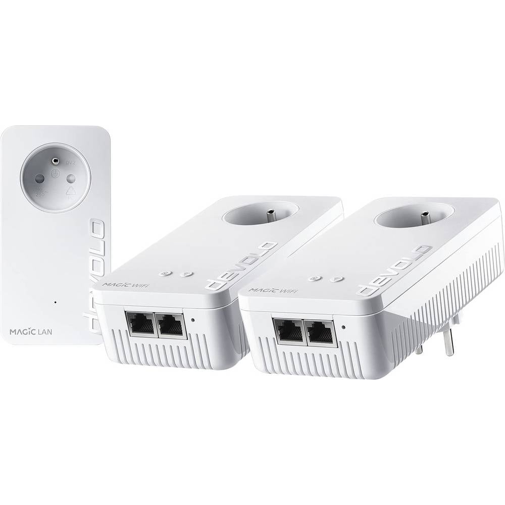 Devolo Magic 2 WiFi 6 next Powerline WiFi Multiroom Starter Kit 07195 Powerline, WiFi 2400 MBit/s