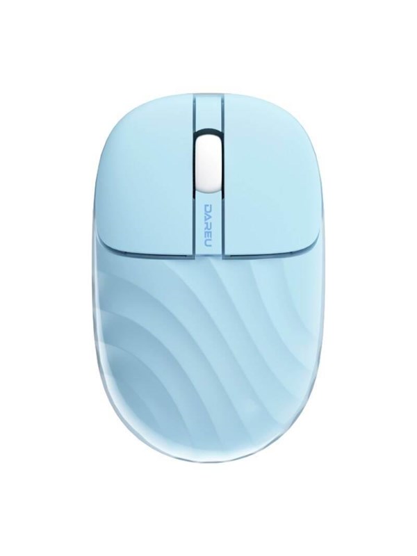 Dareu LM135D Wireless Mouse Blue - Muis - 4 knoppen - Blauw