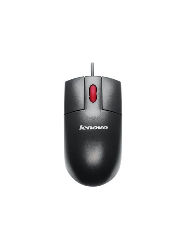 Lenovo  mouse - USB - business black - Muis - Optisch - 3 knoppen - Zwart