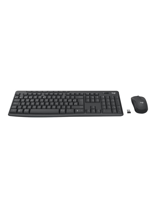 Logitech MK370 Combo for Business - keyboard and mouse set - QWERTY - Spanish - graphite Input Device - Keyboard and mouse set - Spaans - Zwart