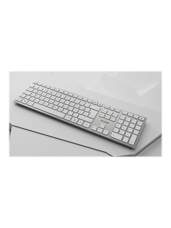Cherry DW 9100 SLIM - Keyboard and mouse set - Engels - VK - Wit