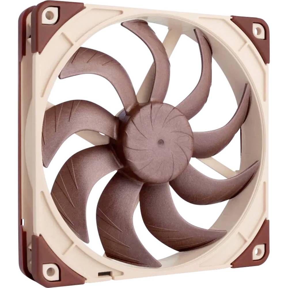 Noctua NF-A14X25 G2 LS-PWM PC-ventilator Beige, Bruin (b x h x d) 14 x 2.5 x 14 cm