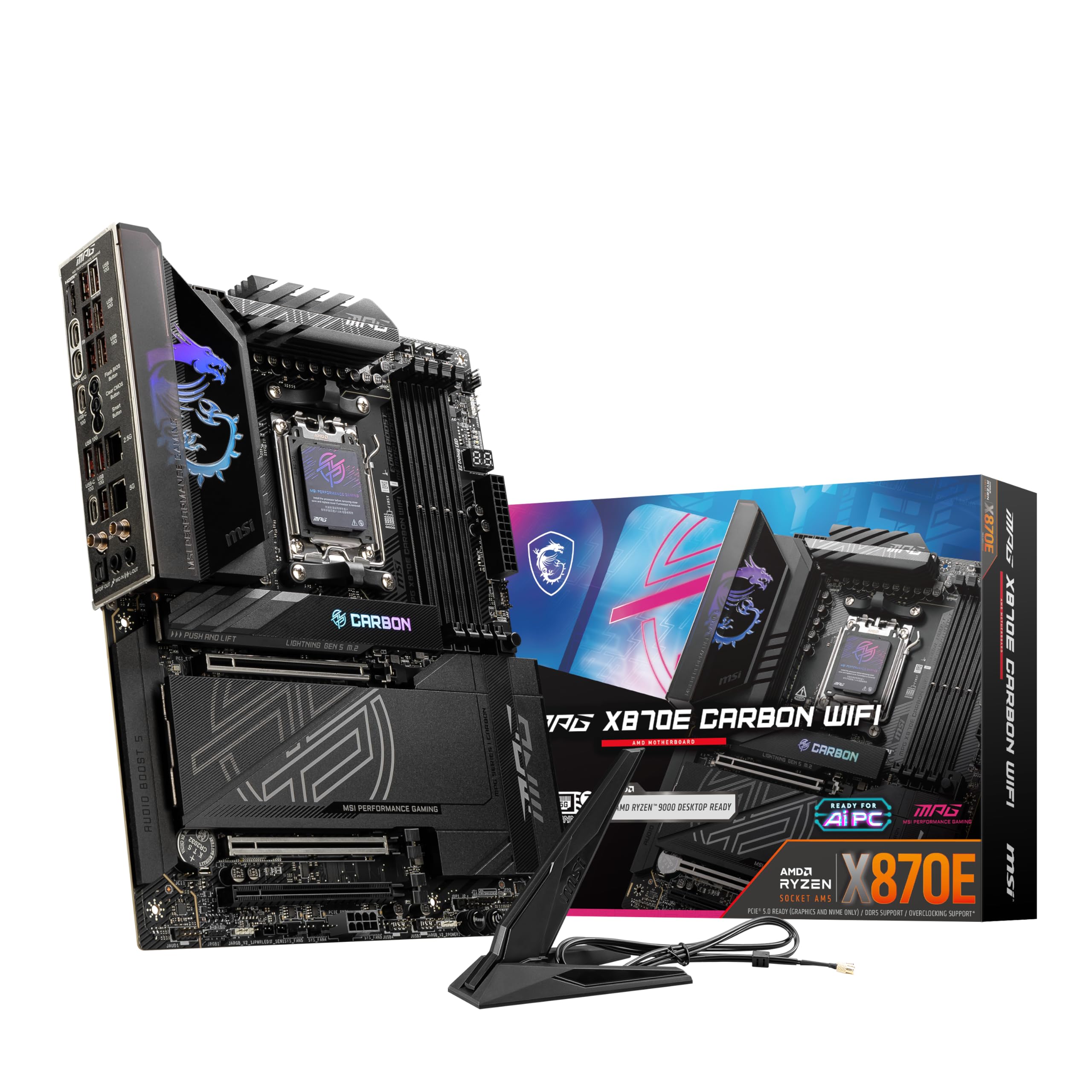 PITAKITE MSI MPG X870E CARBON WIFI X870E Chipset ATX Moederbord MB6589