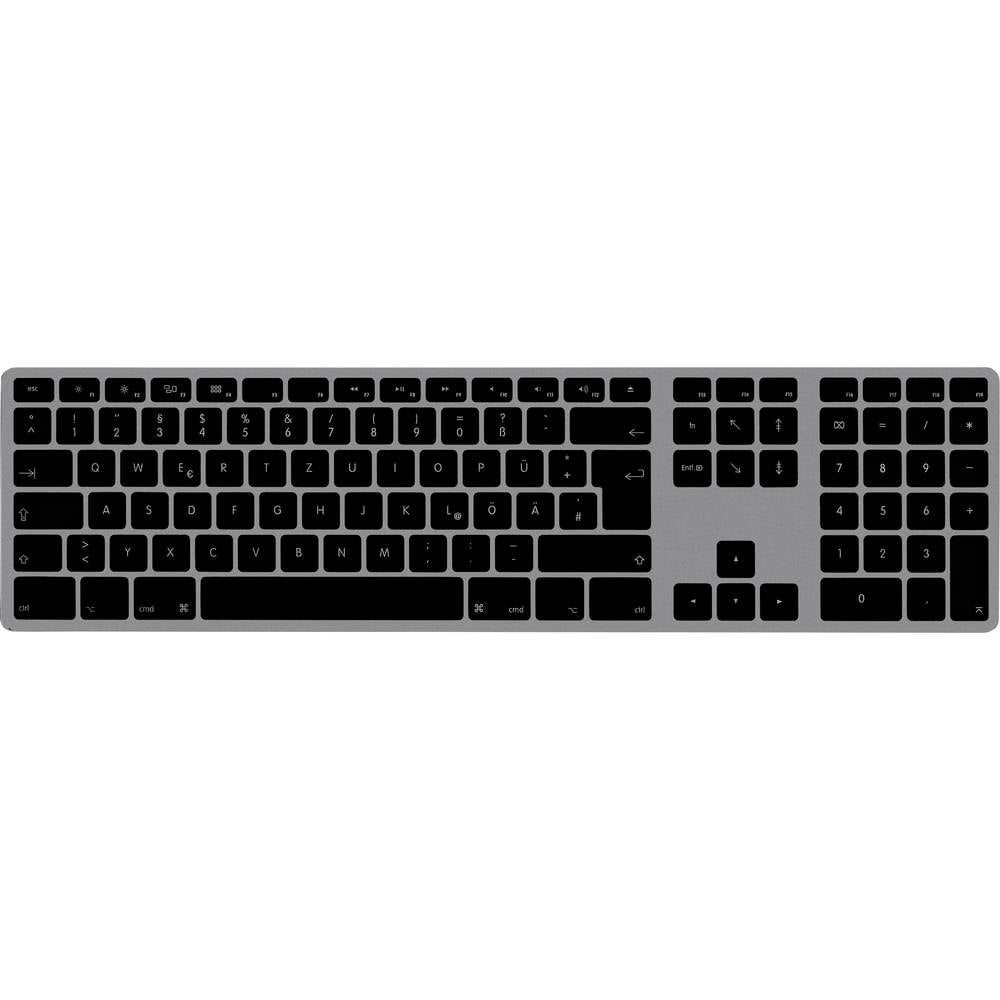 Matias Toetsenbord Draadloos QWERTZ, Duits, Macintosh Space grijs