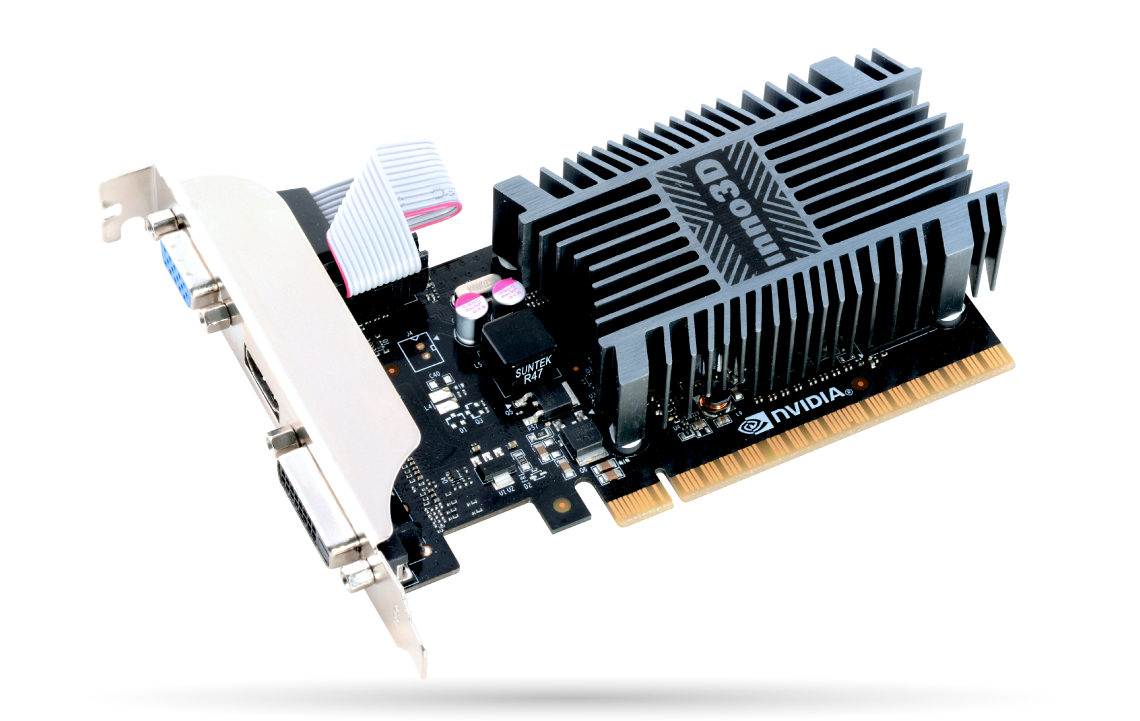 LalaShops GT710 2GB LP GPU - Inclusief Low Profile Brackets - Inno3D GeForce - Videokaart