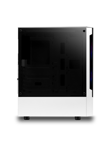 LalaShops Intel Core 12th Gen i3 Silent Desktop PC WIT / Zakelijke Computer / Stille Workstation - 12100 Quadcore - 250GB SSD - 16GB RAM - AANSLUITING VOOR 3 SCHERMEN - Win 11 Pro - Talos E3 WHITE