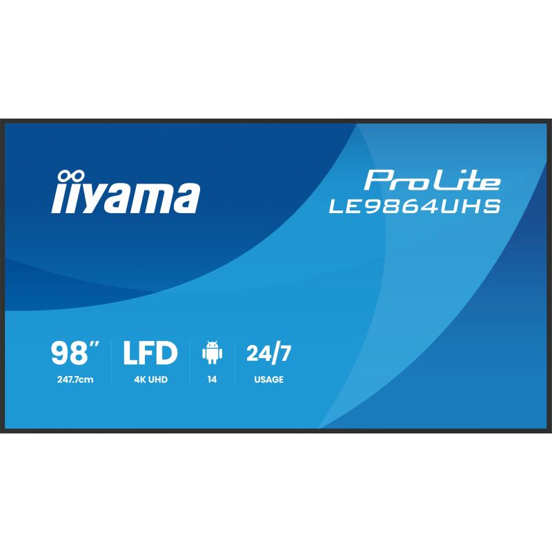 Iiyama ProLite LE9864UHS-B1AG Public Display
