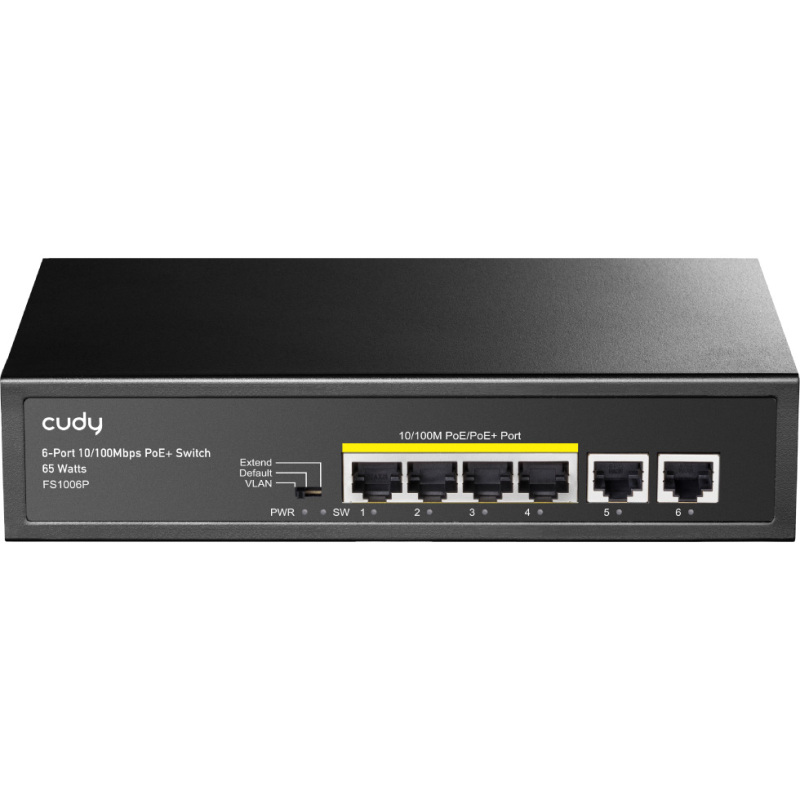Cudy 6-Port 10/100M PoE+ Switch Switch
