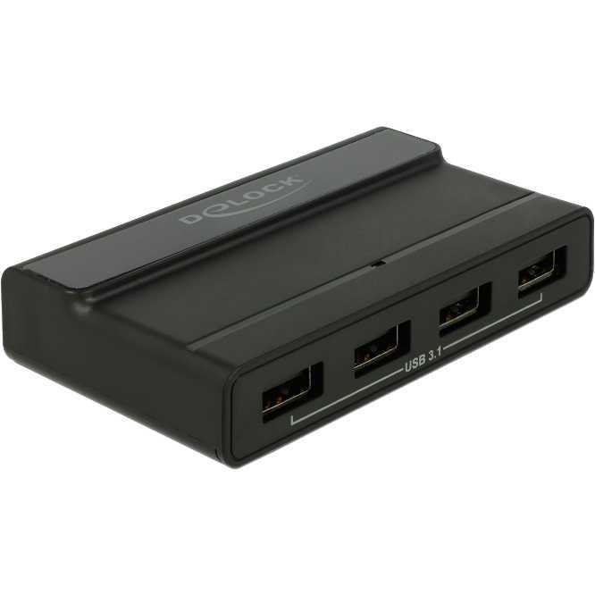 DeLOCK Externe USB 3.2 Gen 2 4 Port Hub 10Gbps USB-hub