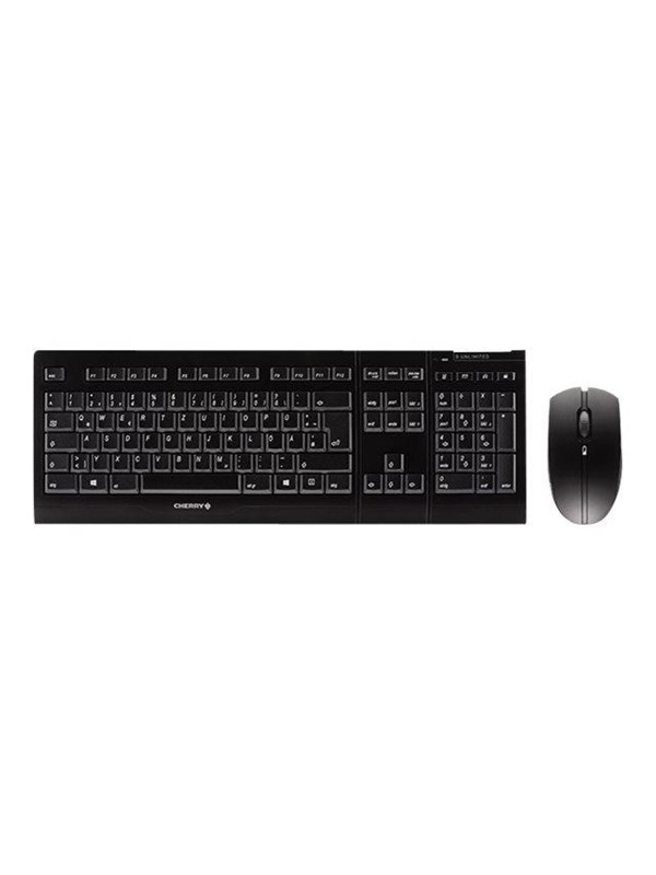 Cherry B.ONBEPERKT 3.0 - Keyboard and mouse set - Frans - Zwart