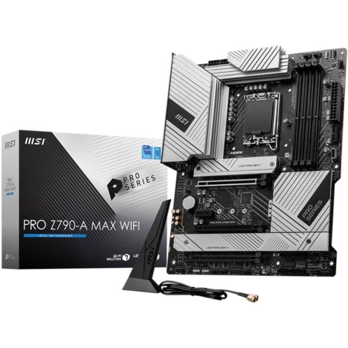 TECHSALES Carte mère - MSI - PRO Z790-A MAX WIFI Intel Z790 LGA 1700 ATX