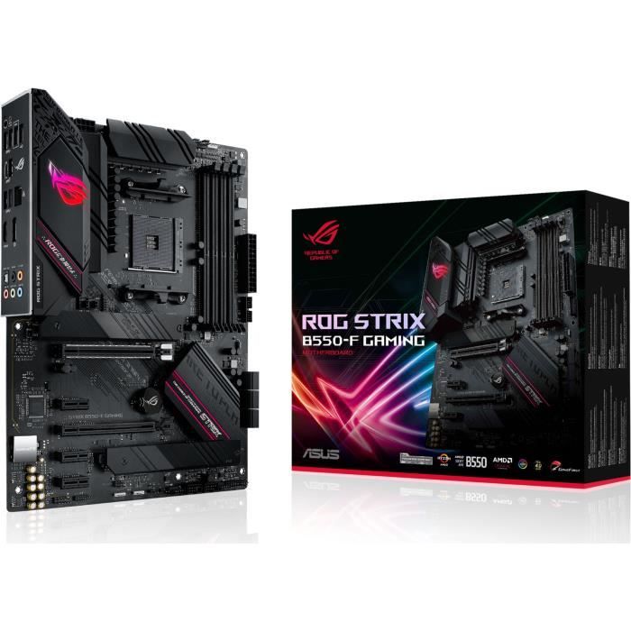 TECHSALES Carte mère - ASUS - ROG STRIX B550-F GAMING - AMD B550 - Emplacement AM4 ATX
