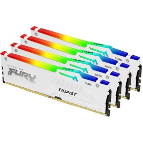 Kingston DDR5 Fury Beast White RGB 4x16GB 5600
