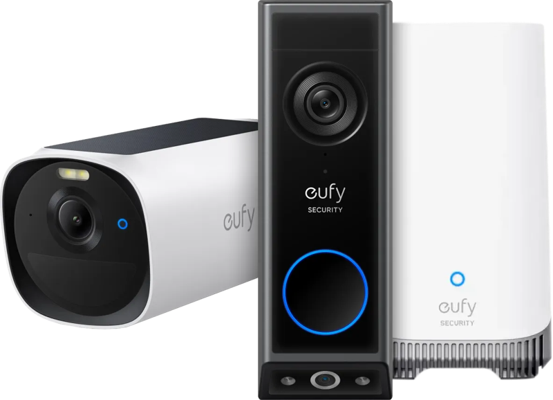 Eufy Cam E40 + HomeBase 3 + Video Doorbell E340