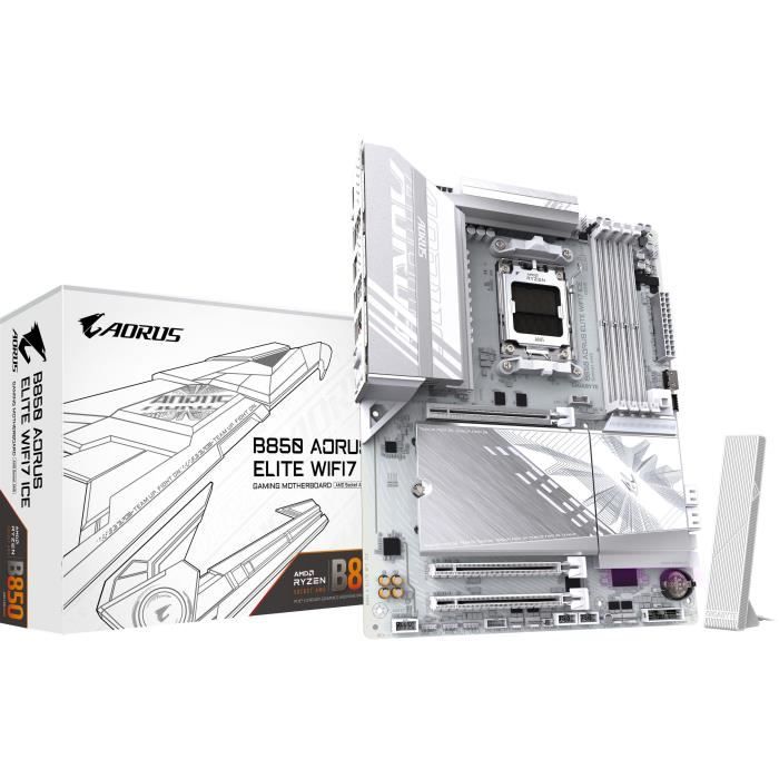 TECHSALES Carte mère - GIGABYTE - B850 AORUS ELITE WIFI7 ICE