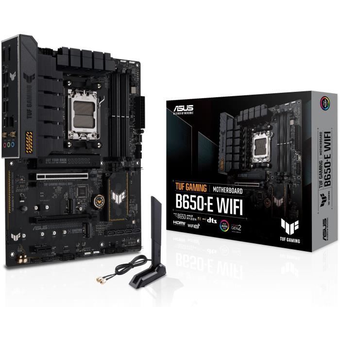 TECHSALES Carte mère - ASUS - TUF GAMING B650-E WIFI - AMD B650 - Emplacement AM5 ATX