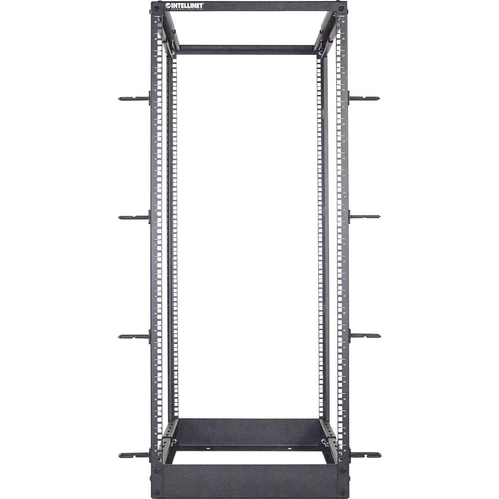 Intellinet 19 Laborgestell 4 Pfosten 48HE Flatpack schwarz 19inch-frame (b x h x d) 515 x 2273 x 559 mm 48 HE Zwart (RAL 9005)