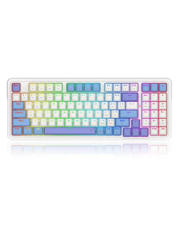 REDRAGON K664WBP-RGB-PRO Gloria Pro keyboard - Gaming toetsenbord - Engels (VS) - Wit