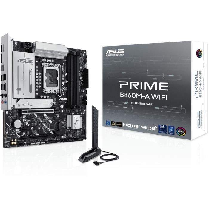 Winekh Carte mère - ASUS - PRIME B860M-A WIFI - Intel B860 LGA 1851 (Socket V1) micro ATX