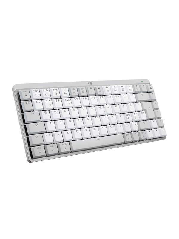 Logitech MX Mechanical Mini for Mac - Minimalist Wireless Illuminated Performance Keyboard Pale Grey - FR - Toetsenbord - Frans - Grijs