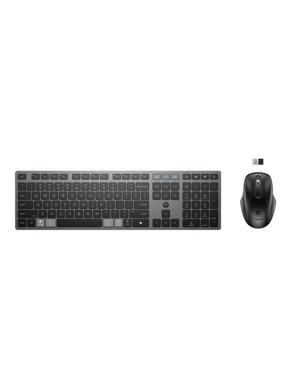 HP 725 - Keyboard and mouse set - Engels - Grijs
