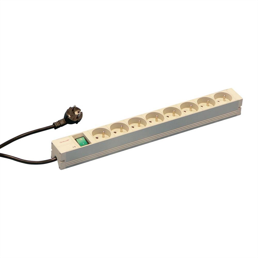 NVent SCHROFF 60110225 19 inch Stekkerdoos voor patchkast Grijs