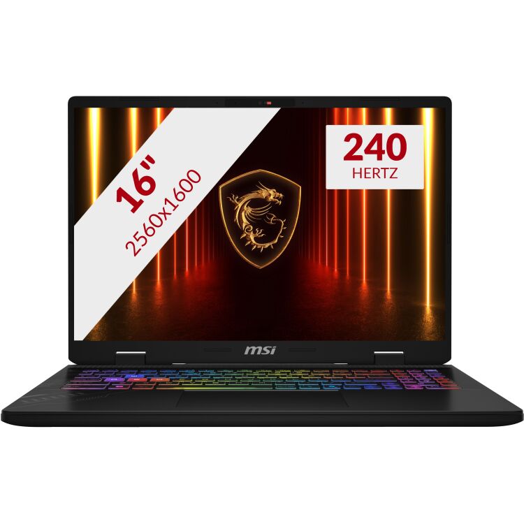 MSI Crosshair A16 R9-8940HX RTX5060 16/1 gaming laptop