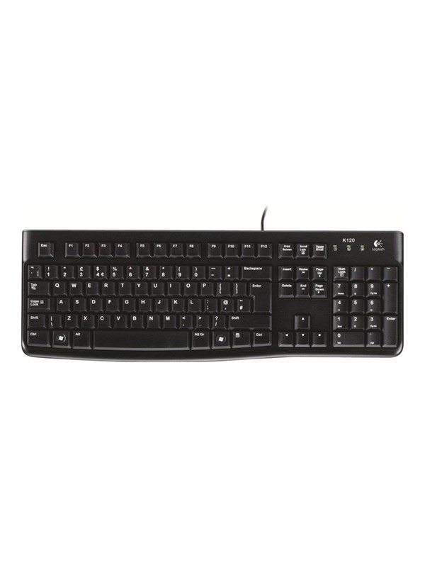 Logitech K120 Corded Keyboard - ARA - Toetsenbord - Arabisch - Zwart
