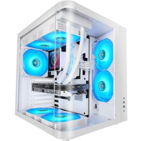 Mars Gaming MC-CURV Midi Tower Wit