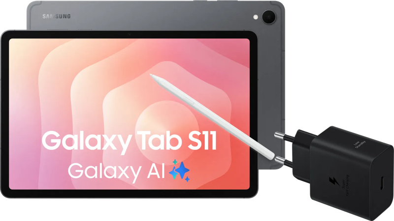 Samsung Galaxy Tab S11 11 inch 512GB Wifi Grijs + Oplaadpakket