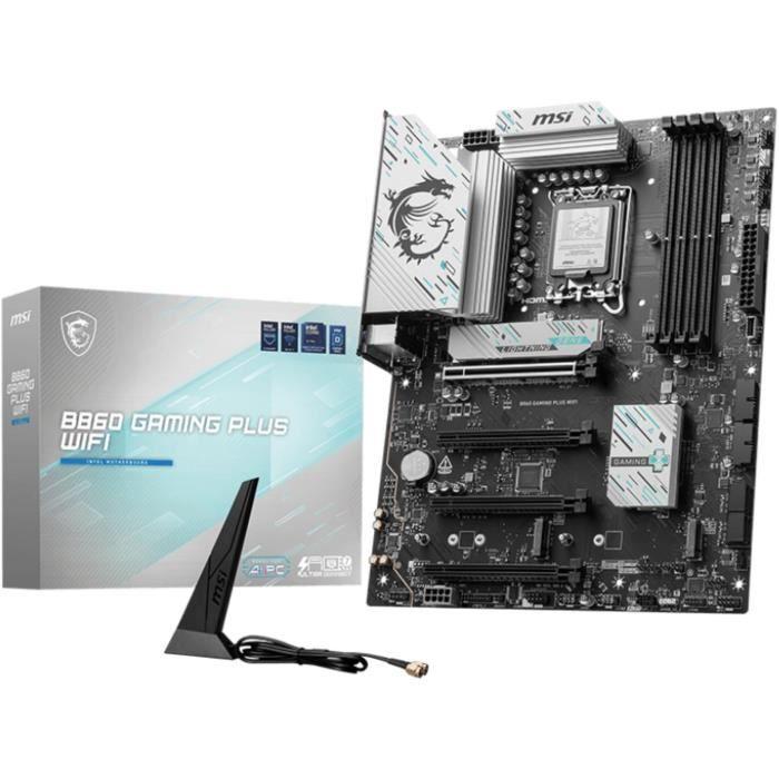 Winekh Carte mère - MSI - B860 GAMING PLUS WIFI - LGA 1851 - DDR5-SDRAM - Wi-Fi 7