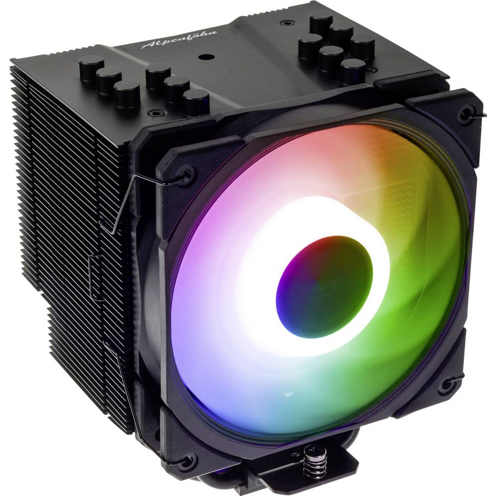 Alpenföhn Brocken 4 ARGB CPU-koellichaam met ventilator AMD AM5, AMD AM4, Intel LGA 1700, Intel LGA 1200, Intel LGA 1150, Intel LGA 1151, Intel LGA 1151v2,