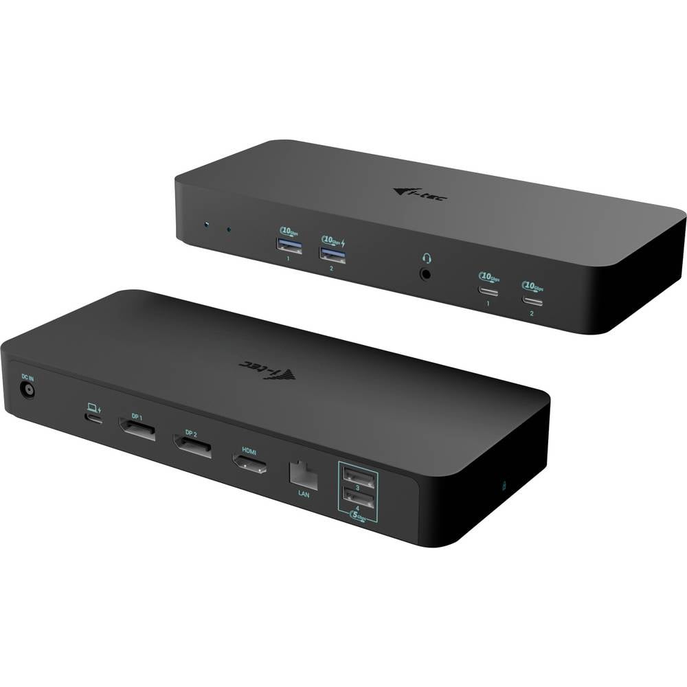 I-tec C31INTGTRI4KDOCPD USB-C dockingstation USB-C Power Delivery, Incl. Kensington-slot