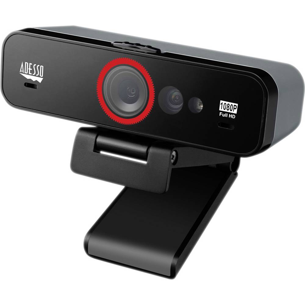 Adesso CyberTrack F1 Full HD-webcam 1920 x 1080 Pixel Voor Windows Hello