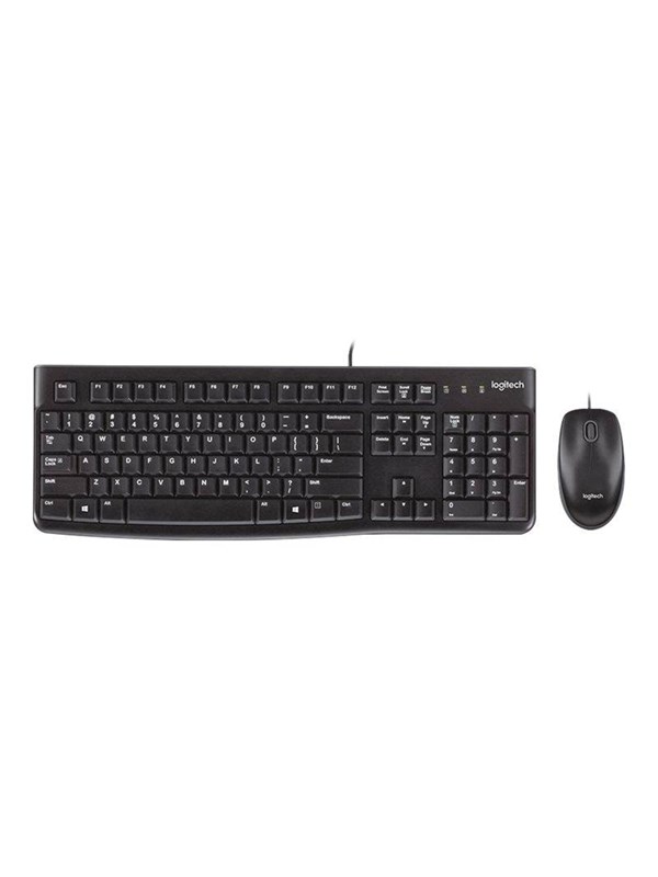 Logitech PC MK120 - Keyboard and mouse set - Hongaars
