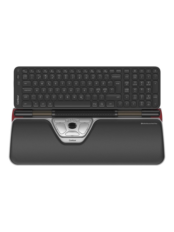 Contour  keyboard and mouse set - midsize - QWERTY - Pan Nordic Input Device - Keyboard and mouse set - Noords