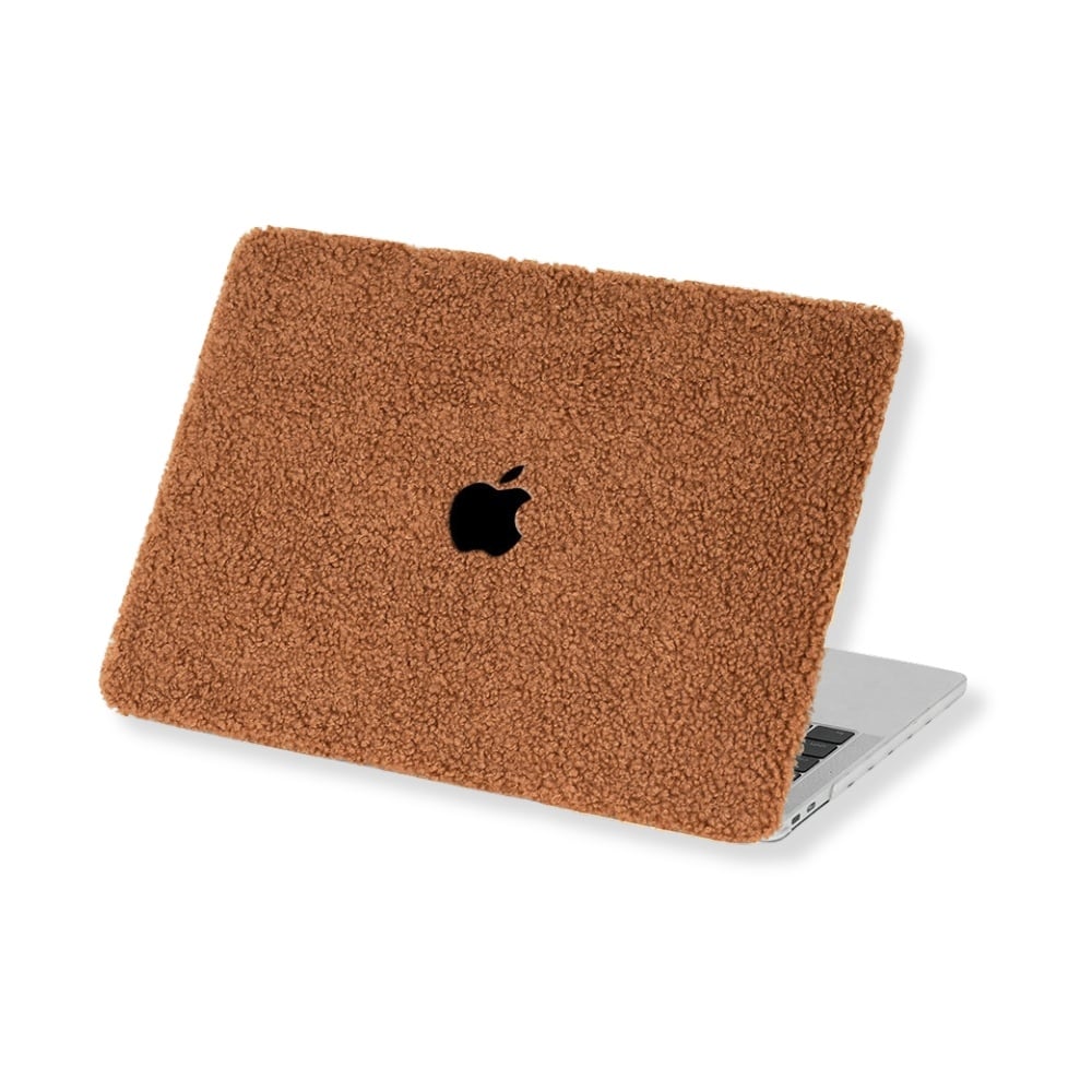 Lunso MacBook Air 13 inch (2018-2020) cover hoes - case - Teddy Puffy Bruin