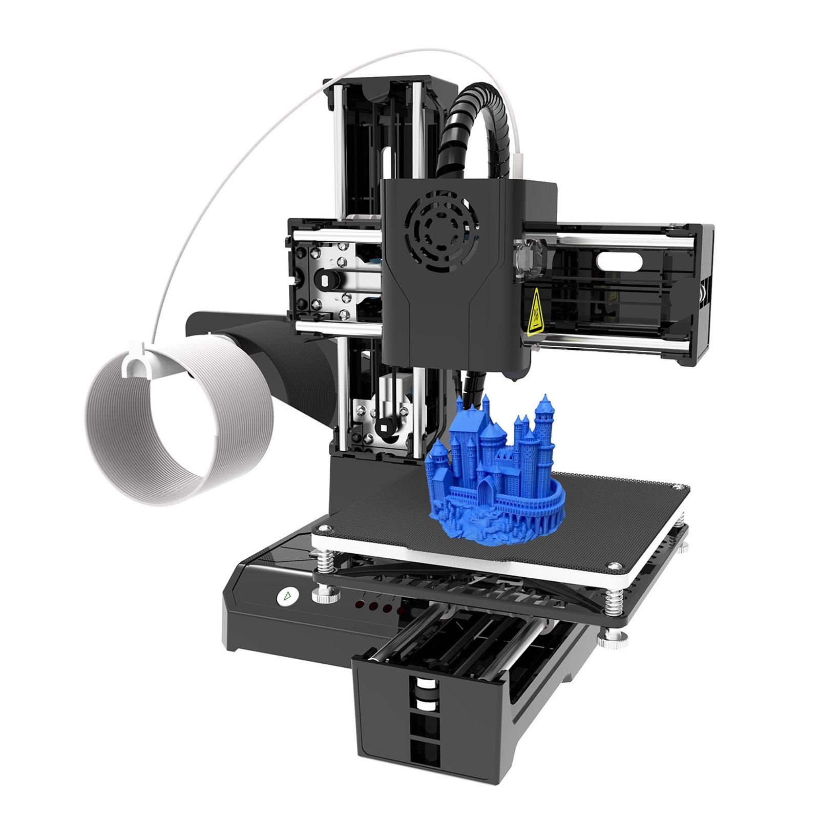 3d printing machine EasyThreed 3D-printer Mini Desktop-drukmachine voor kinderen 100x100x100mm Afdrukformaat verwijderbaar B-UK
