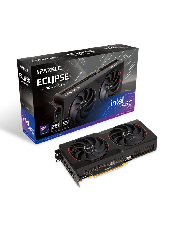 Sparkle Arc B570 Eclipse OC - 10GB GDDR6 RAM - Grafische kaarten
